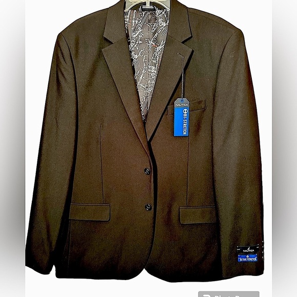 Nautica Other - NWT Nautica Ashton Bi-stretch black suit jacket size 44R